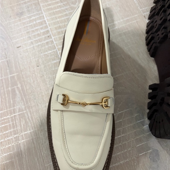 Sam Edelman Laurs Cream Loafers - Picture 7 of 9